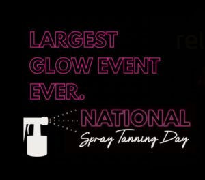 national spray tanning day Monday